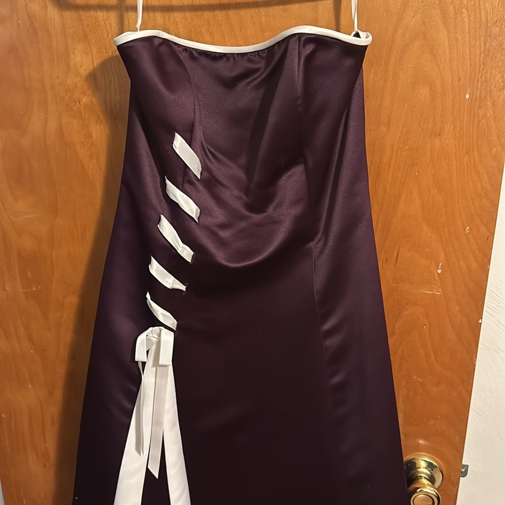 Scott McClintock strapless prom dress